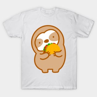 Easily Distracted By Taco Sloth T-Shirt